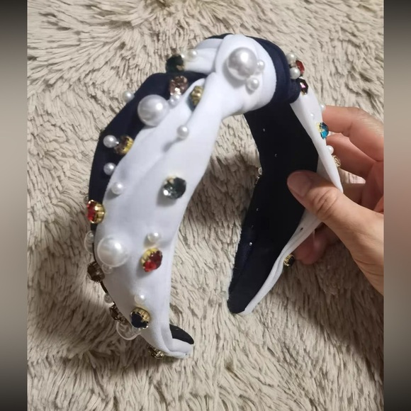 Accessories - Pearl and Gem Embellished Headbands